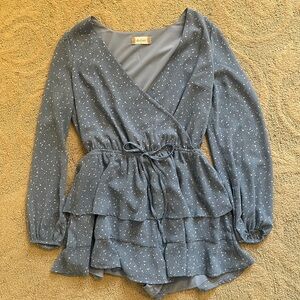 Blue Altar’d State Romper